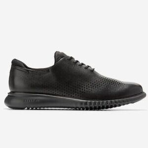 Cole Haan Black  Men's 2.ZERØGRAND Laser Wingtip Oxfords size 12